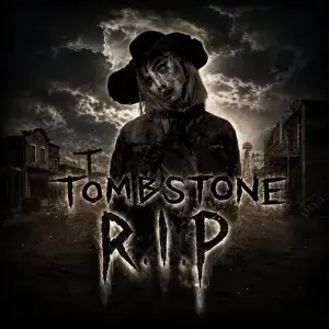Logo slotu Tombstone RIP
