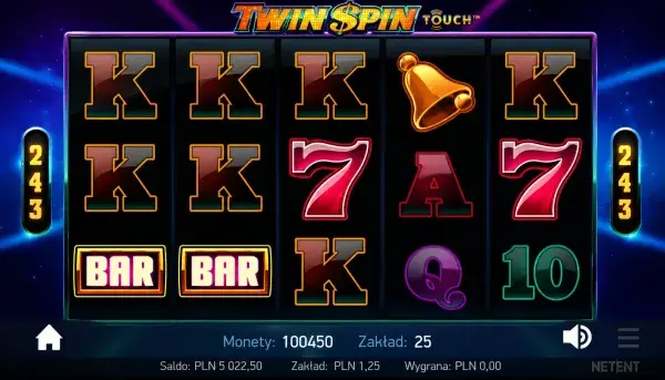 Slot Twin Spin od NetEnt